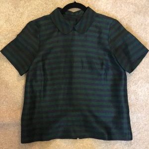 Madewell curved collar dress shirt